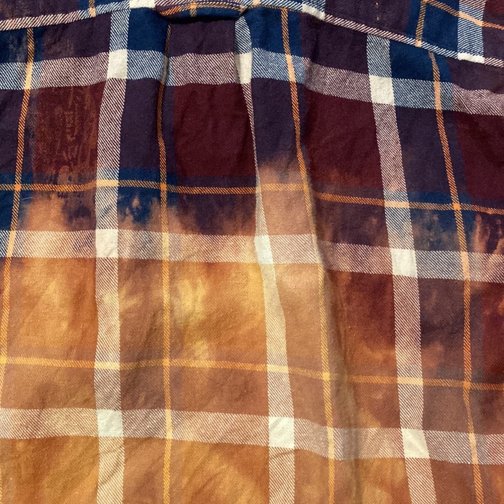 Bleached grunge flannel shirt - Picture 6 of 7